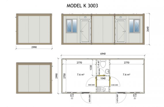 Портакабин K 3003