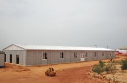 Здание сборной шахты в Сенегале